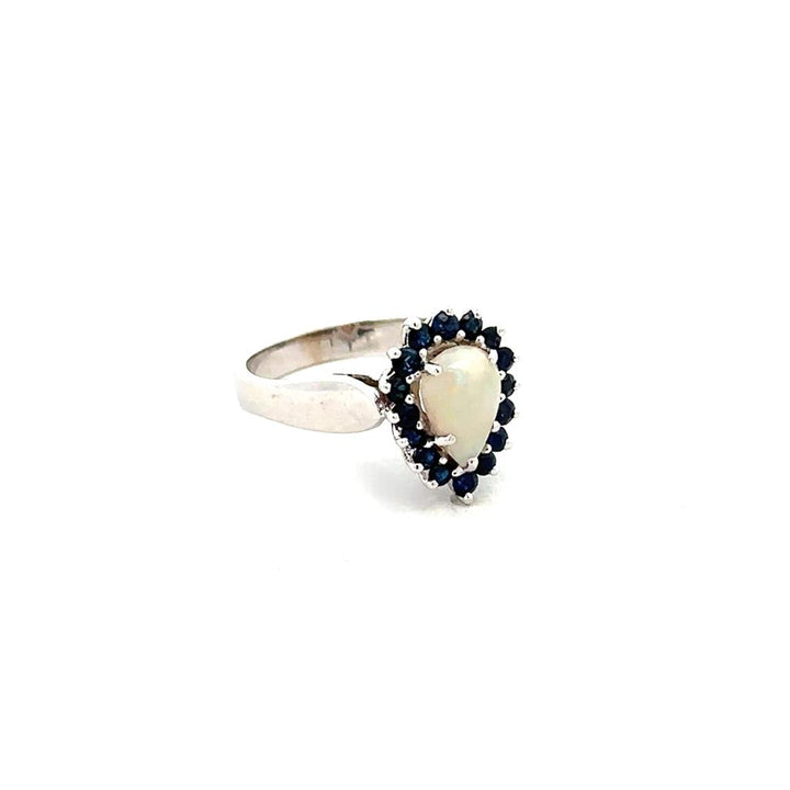 Opal & Sapphire Ring