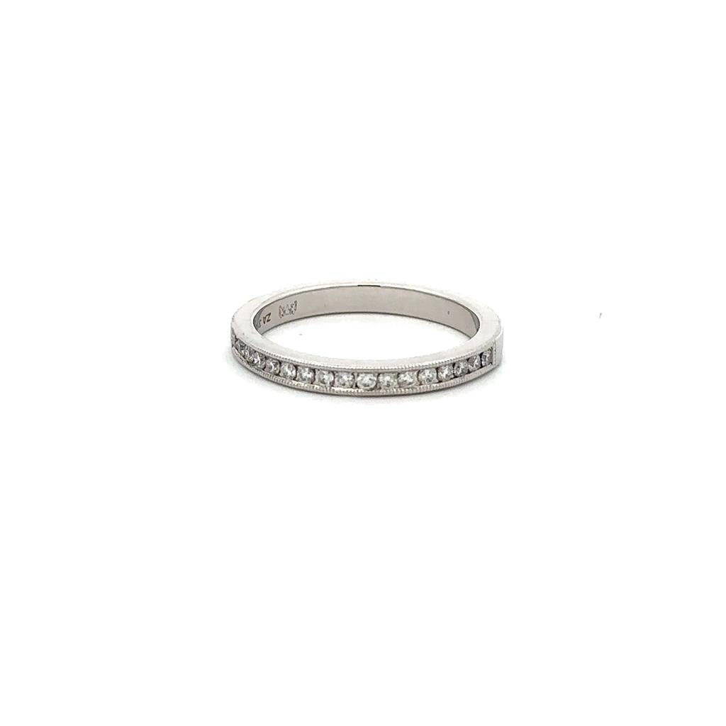 White Gold Diamond Band