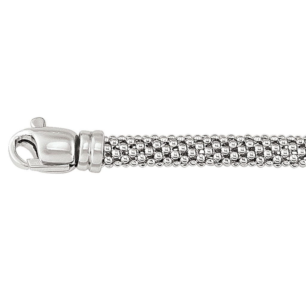 Silver Mesh Link Bracelet