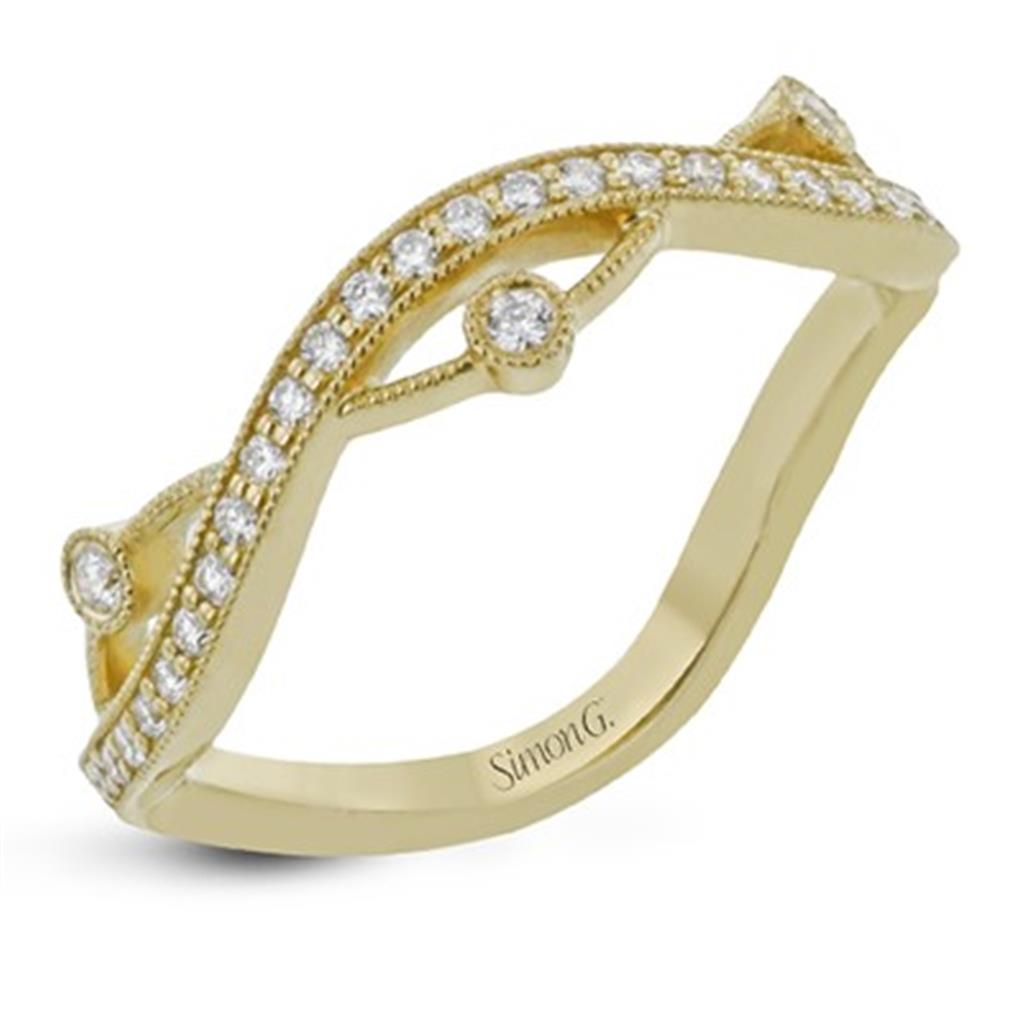 Simon G. Yellow Gold Stackable Ring