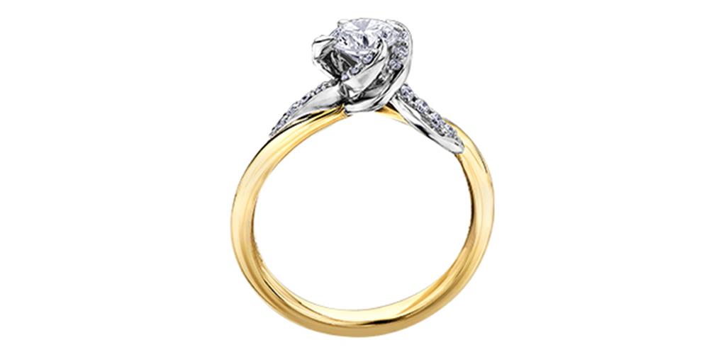 Maple Leaf Diamonds Engagement Ring