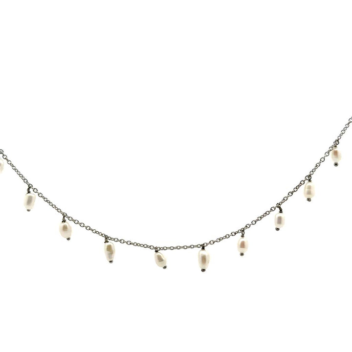 Silver & Pearl Necklace