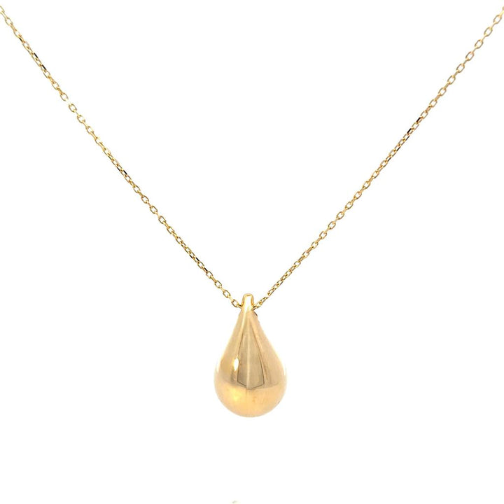 Yellow Gold Teardrop Pendant