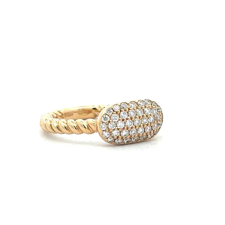 18K Gold & Diamond Ring