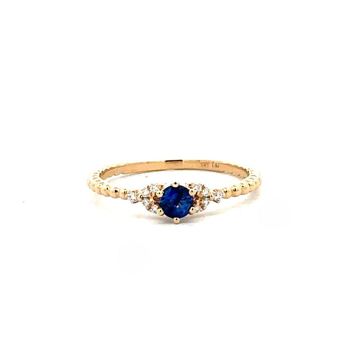 Petite Sapphire & Diamond Ring