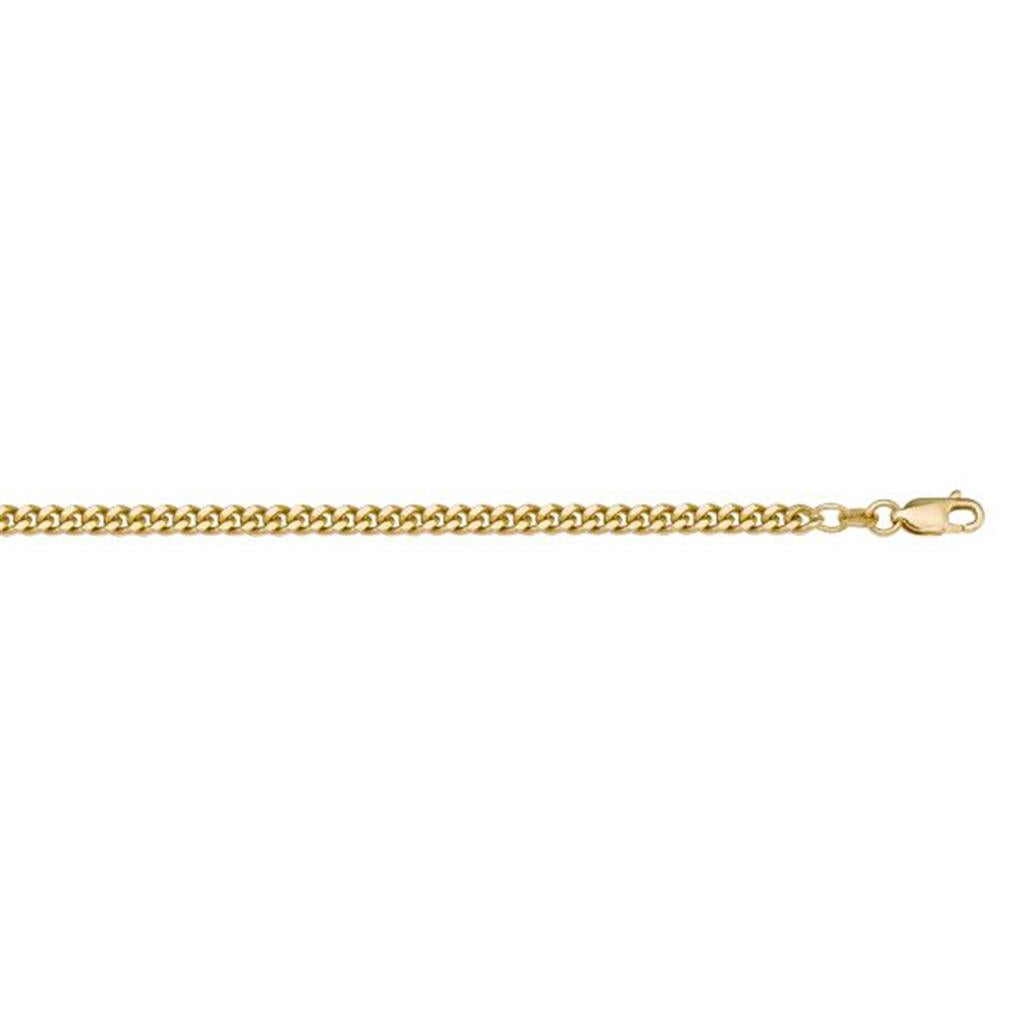Gold Curb Chain - 16 Inches