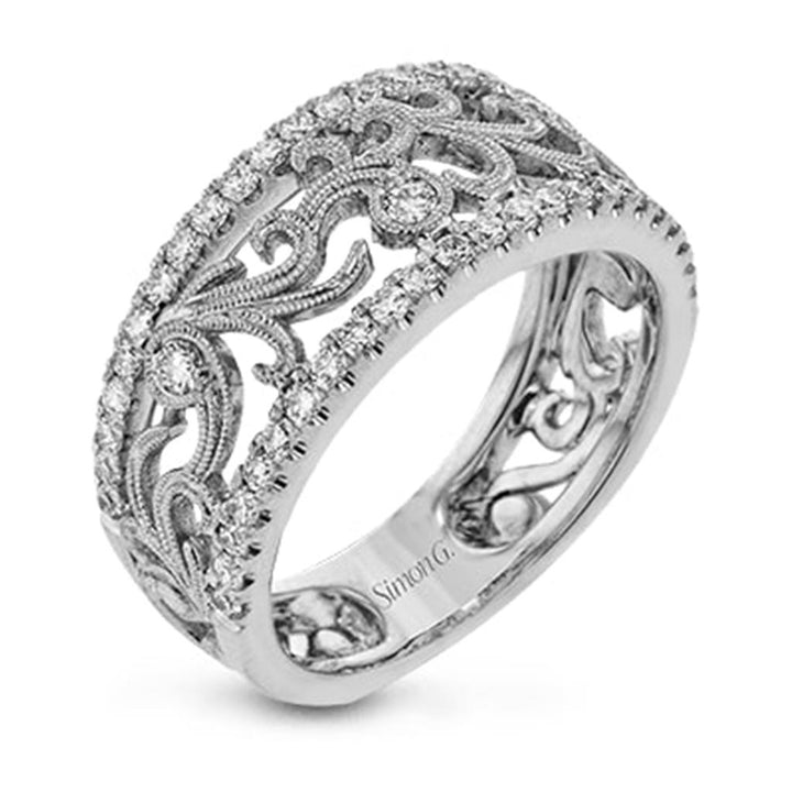 White Gold Simon G. Right Hand Ring