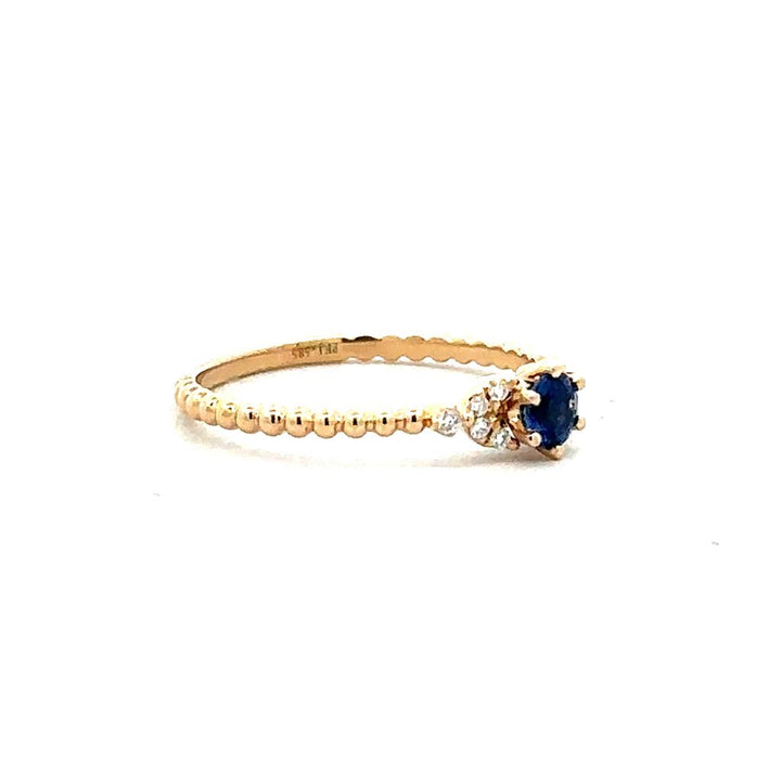 Petite Sapphire & Diamond Ring