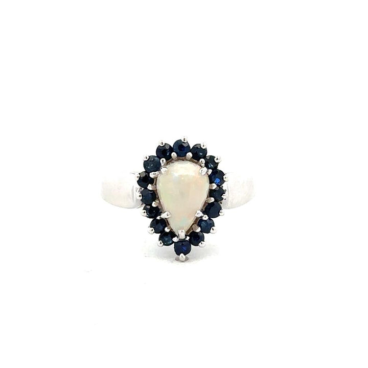 Opal & Sapphire Ring