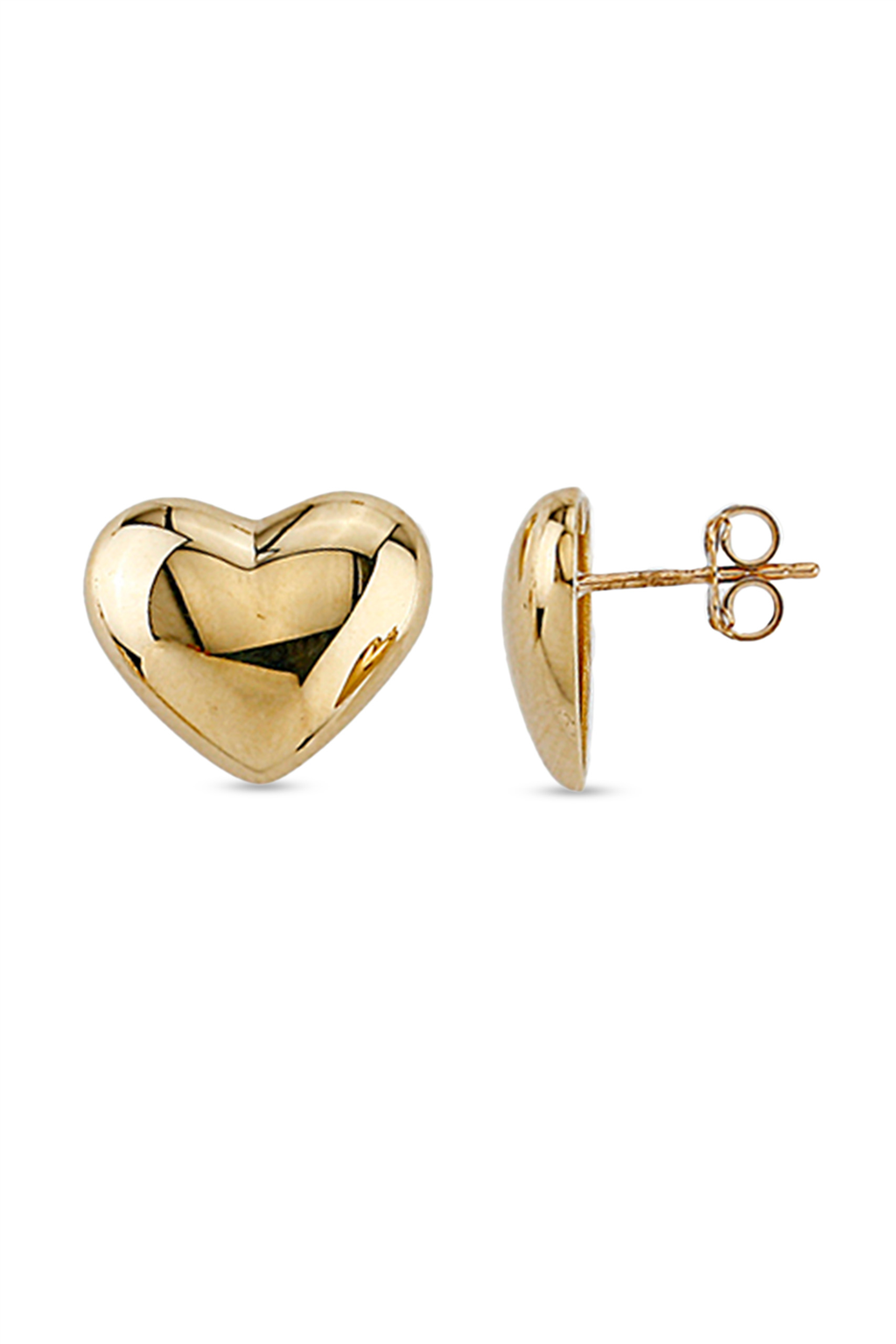 Puffed Heart Studs