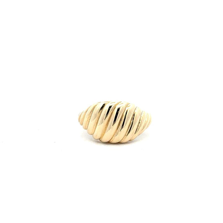 Yellow Gold Croissant Ring