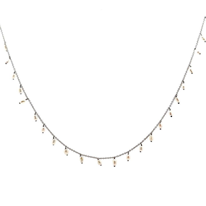 Silver & Pearl Necklace