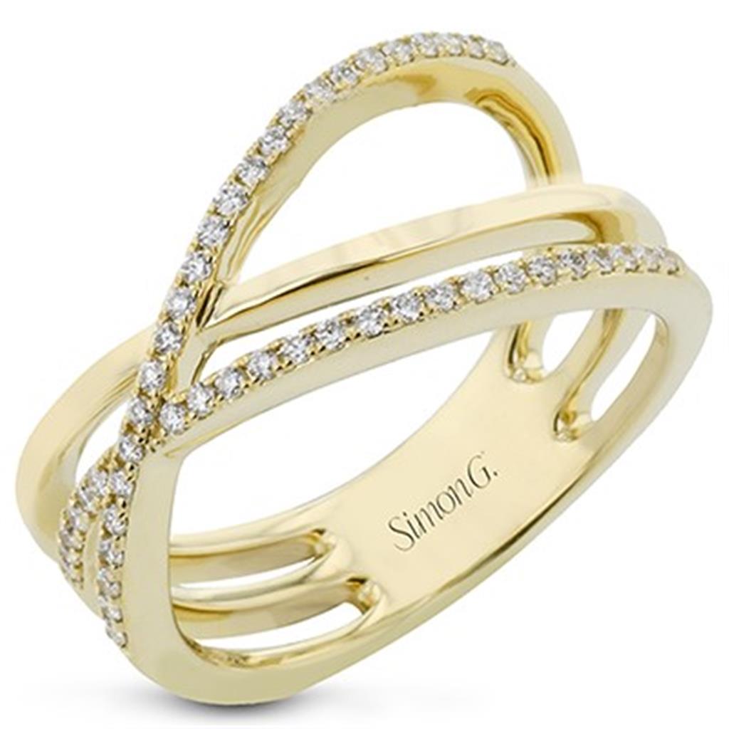 Yello Gold Simon G. Right Hand Ring