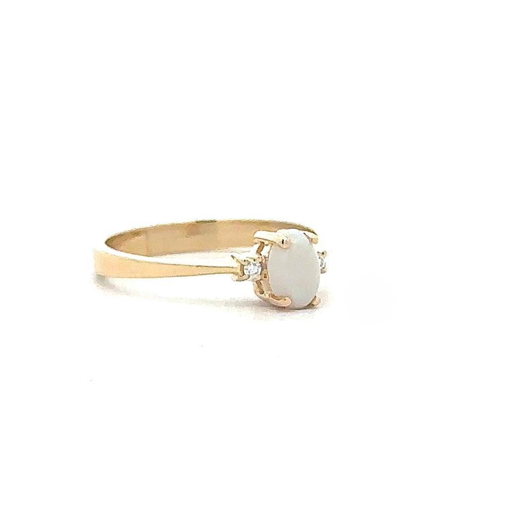 Oval Opal Ring