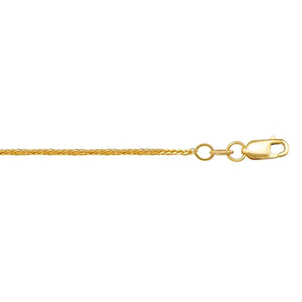 Gold Wheat Chain - 16 Inches