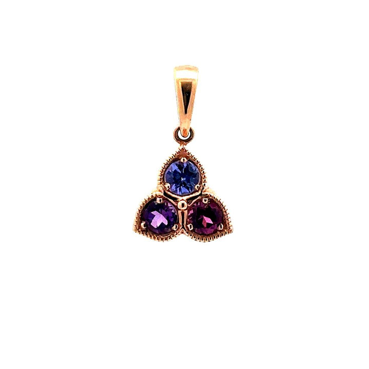 Rose Gold Multi-Stone Pendant