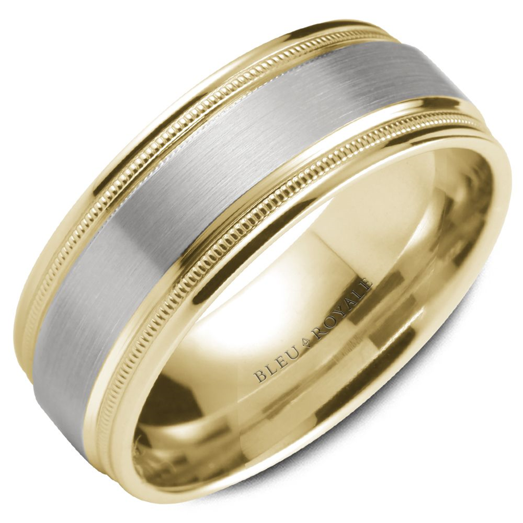 Yellow and White Gold Band