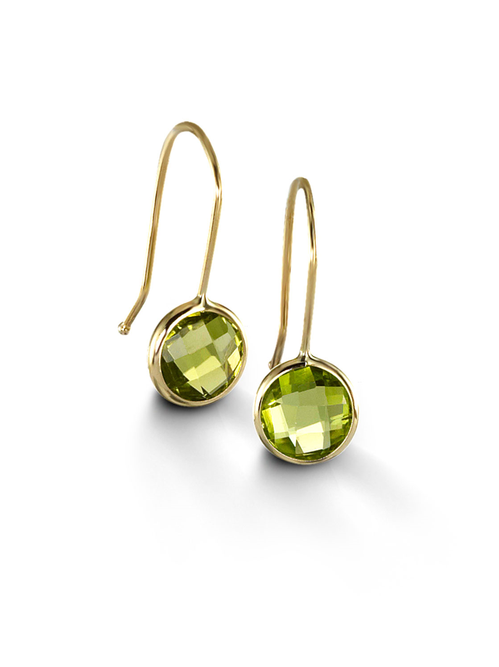 Gold & Peridot Earrings