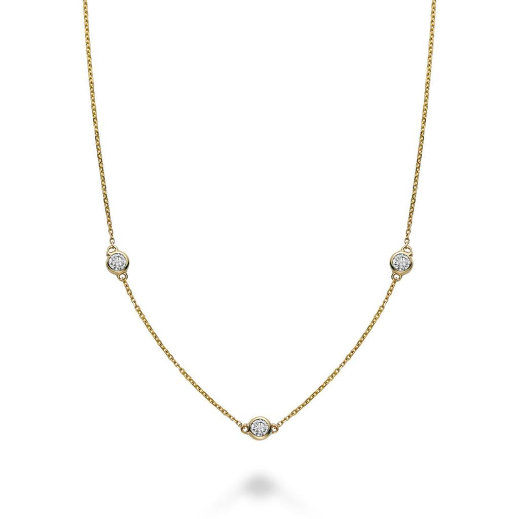 Diamond Station Necklace