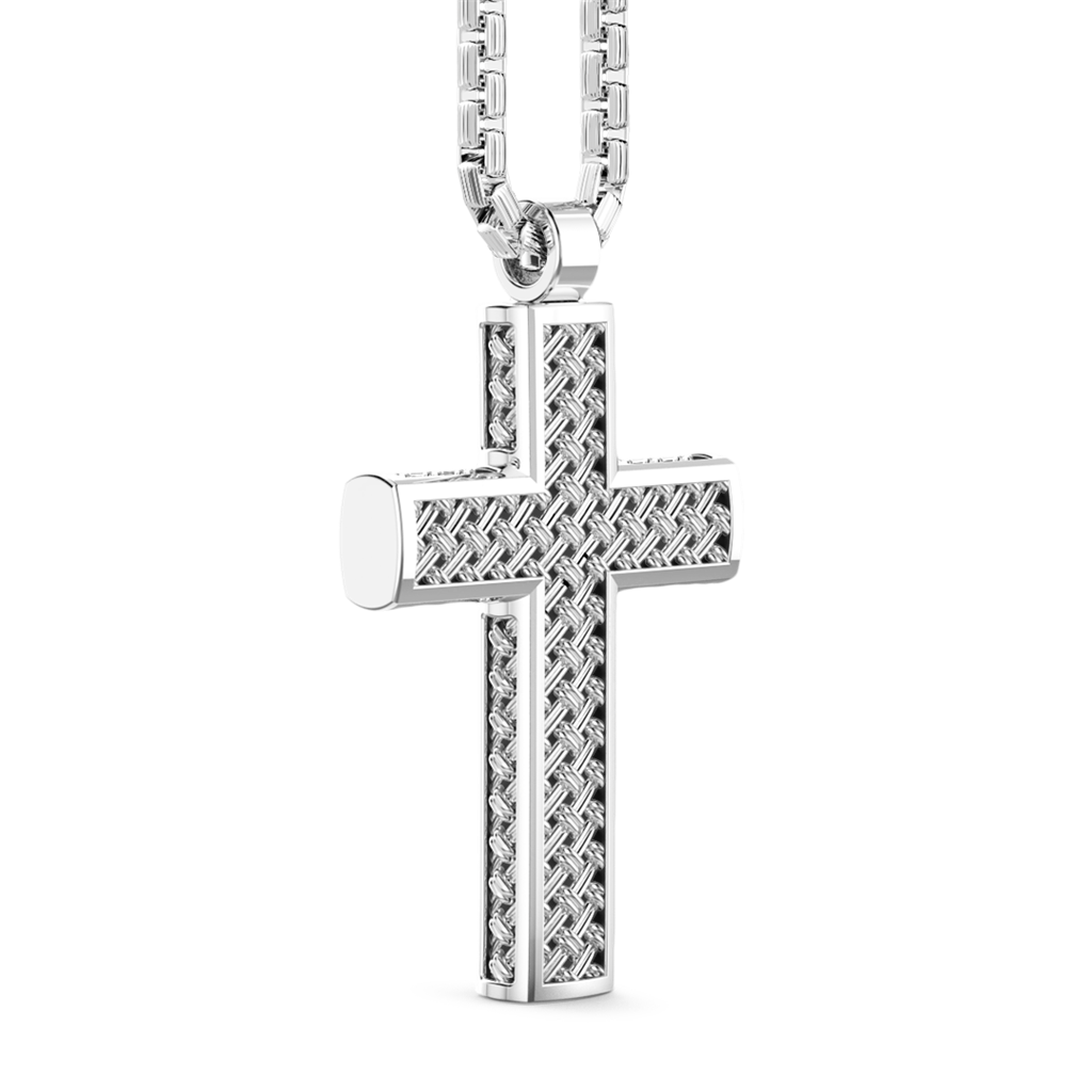 Silver Cross & Chain