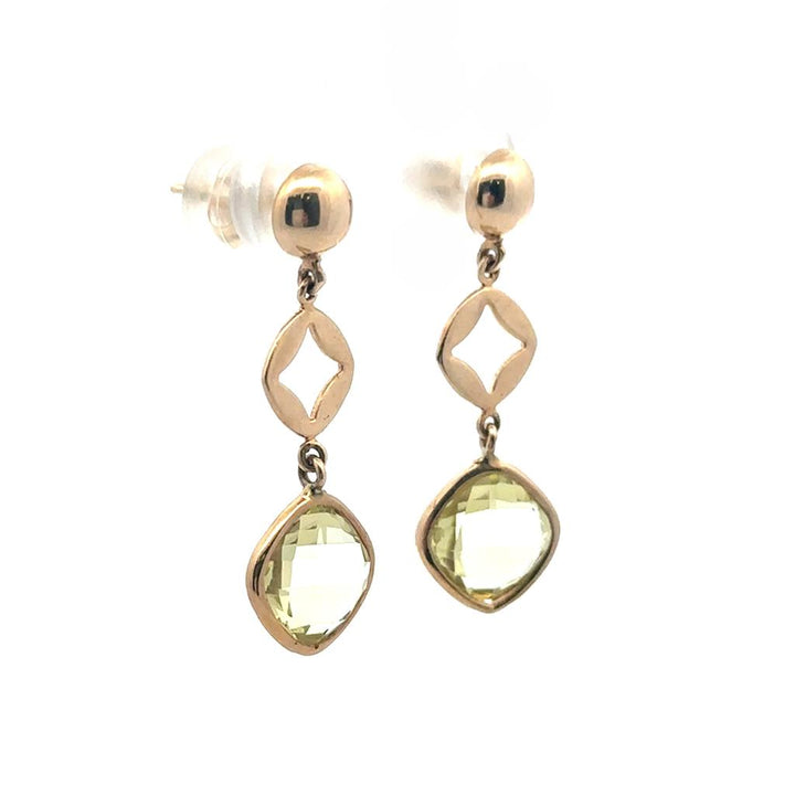 Lime Quartz Earrings