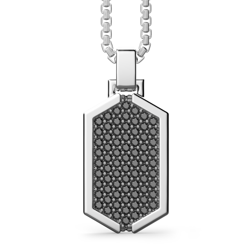 Silver Pendant With Chain - 21 Inches