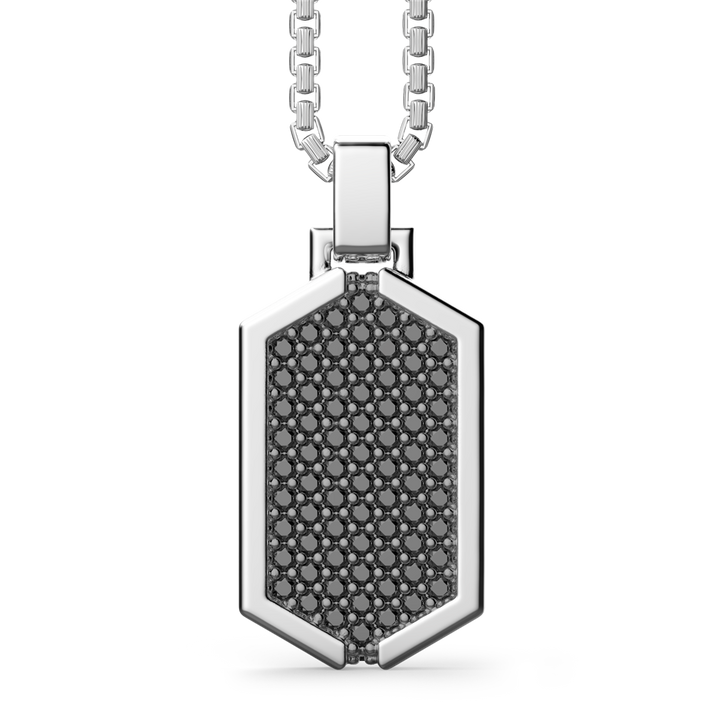 Silver Pendant With Chain - 21 Inches