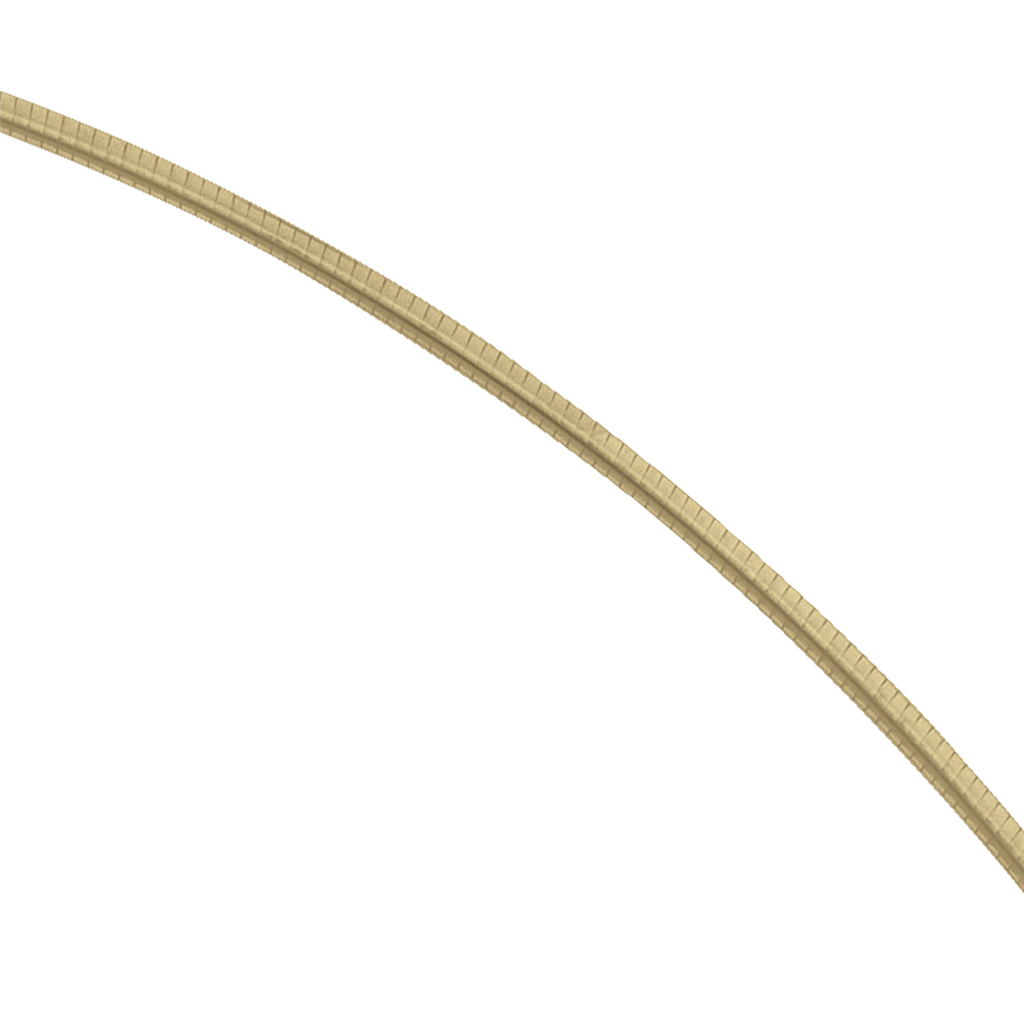 Reversible Omega Necklace - 18 Inch