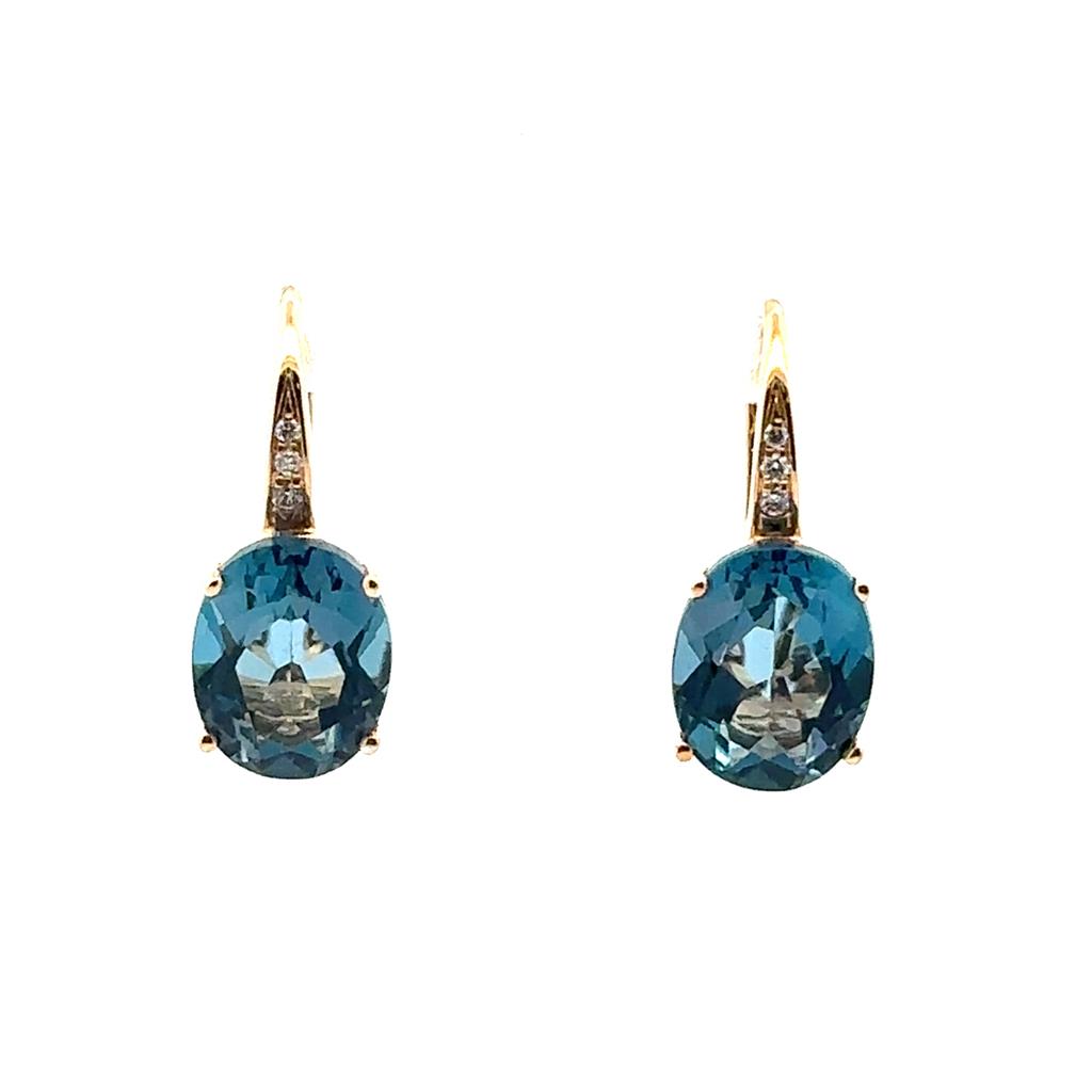 London Blue Topaz Earrings