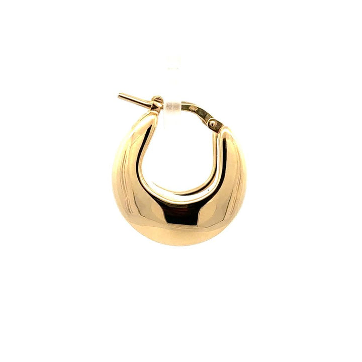 Yellow Gold Medium Hoops