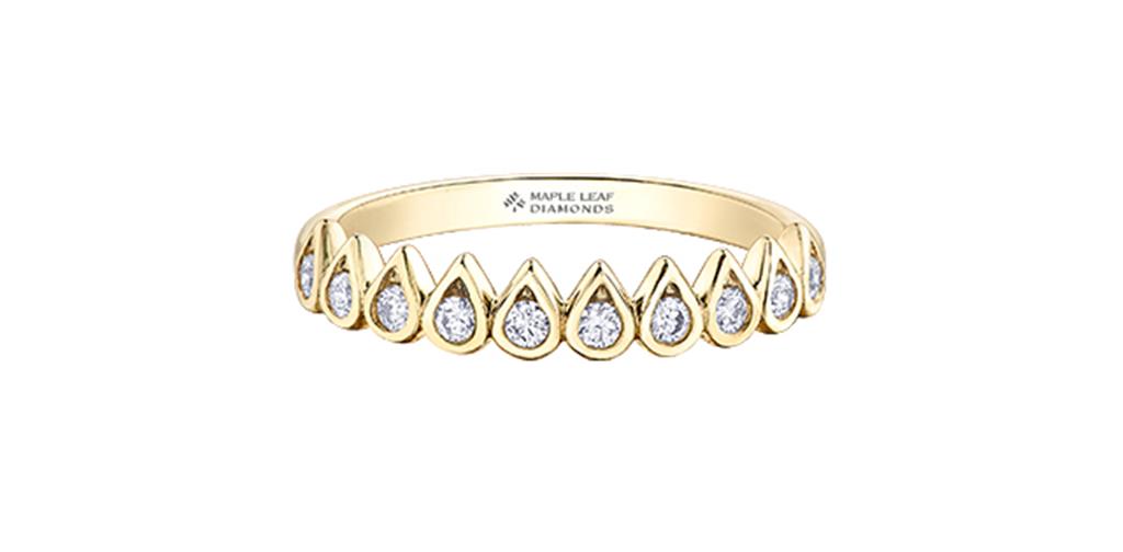 Eternal Flames Wedding Band by Maple Leaf Diamonds