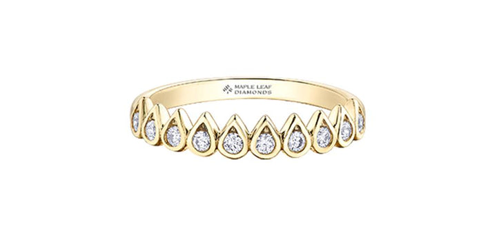 Eternal Flames Wedding Band by Maple Leaf Diamonds