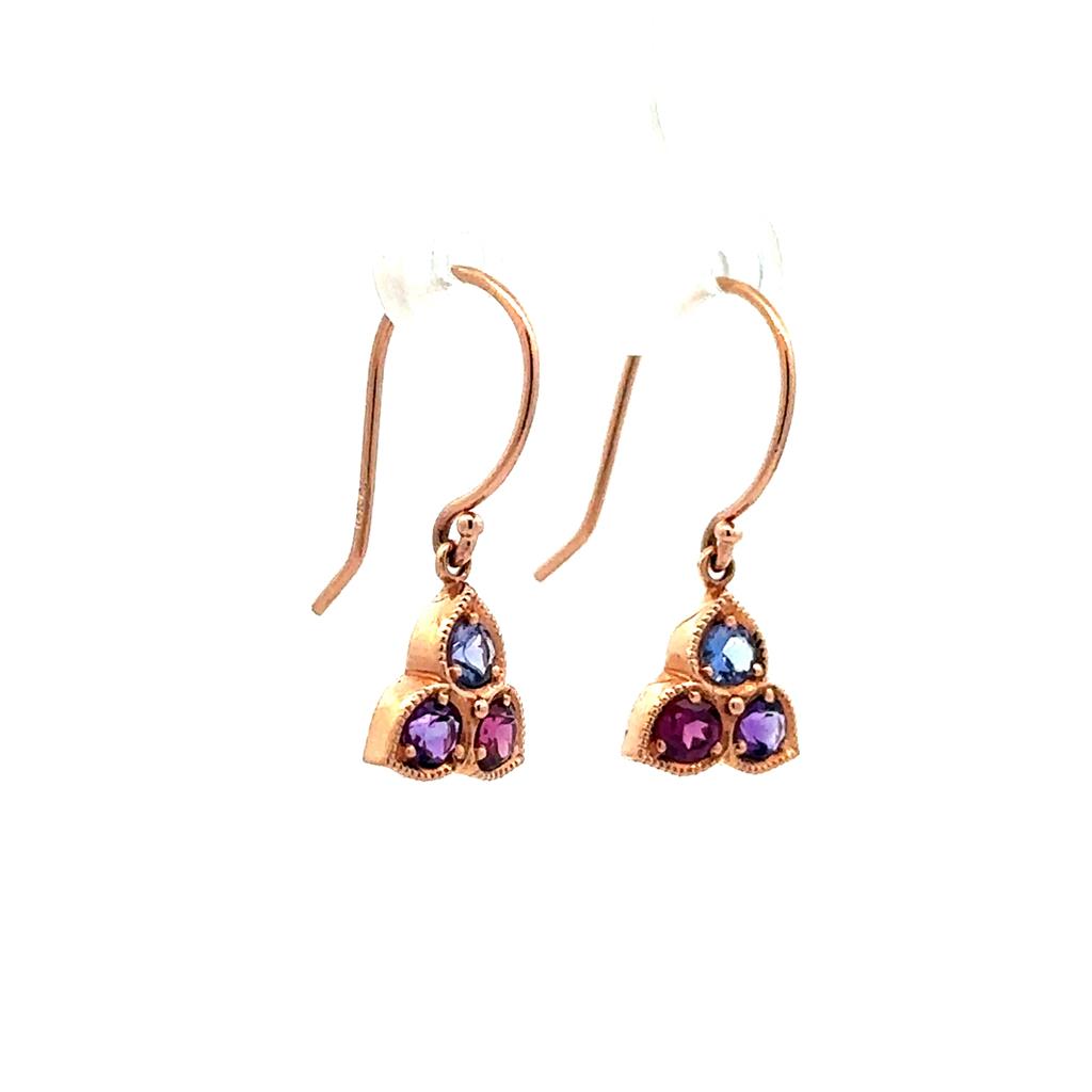 Multi-Stone Drop Earrings