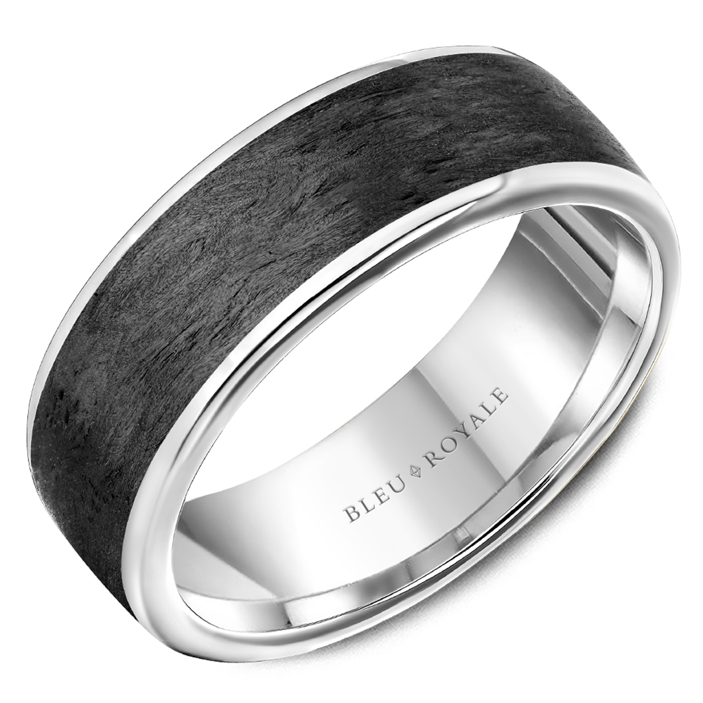 White Gold Forged Carbon