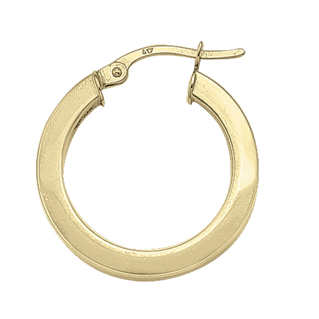 Square Tube Hoop Earrings