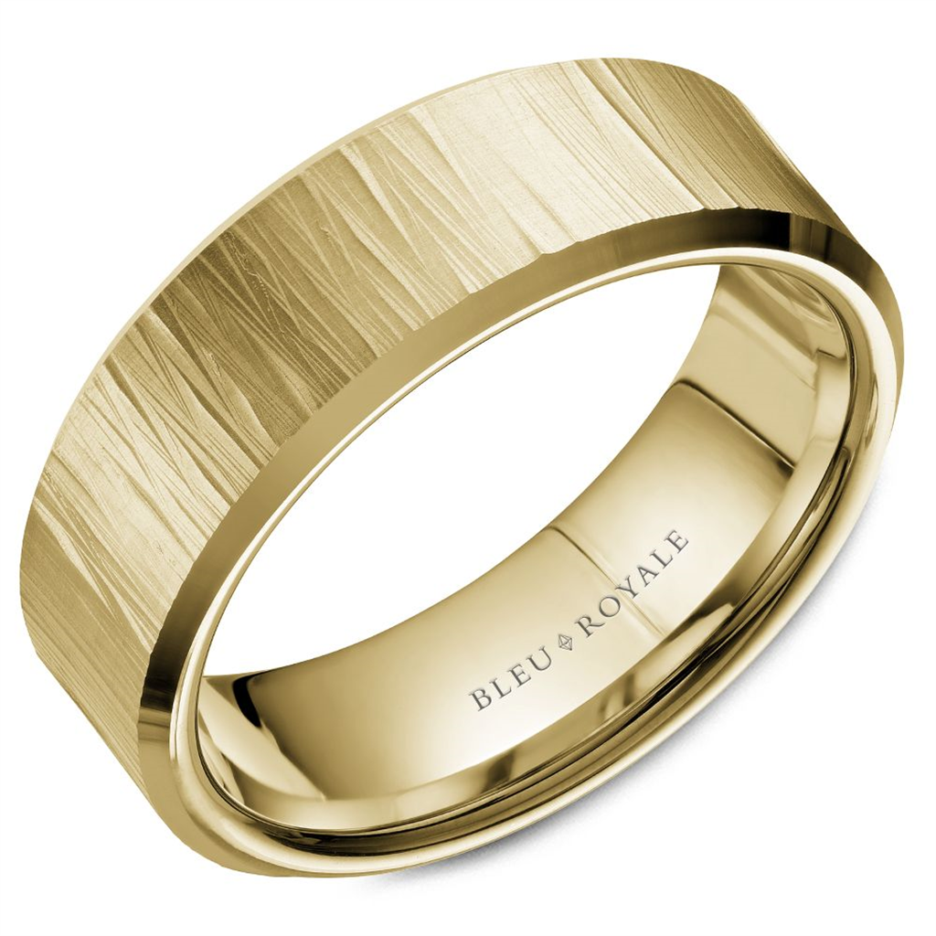 Bark-Look Wedding Band