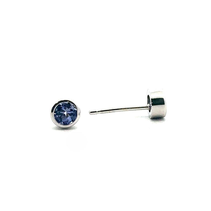 Tanzanite Stud Earrings