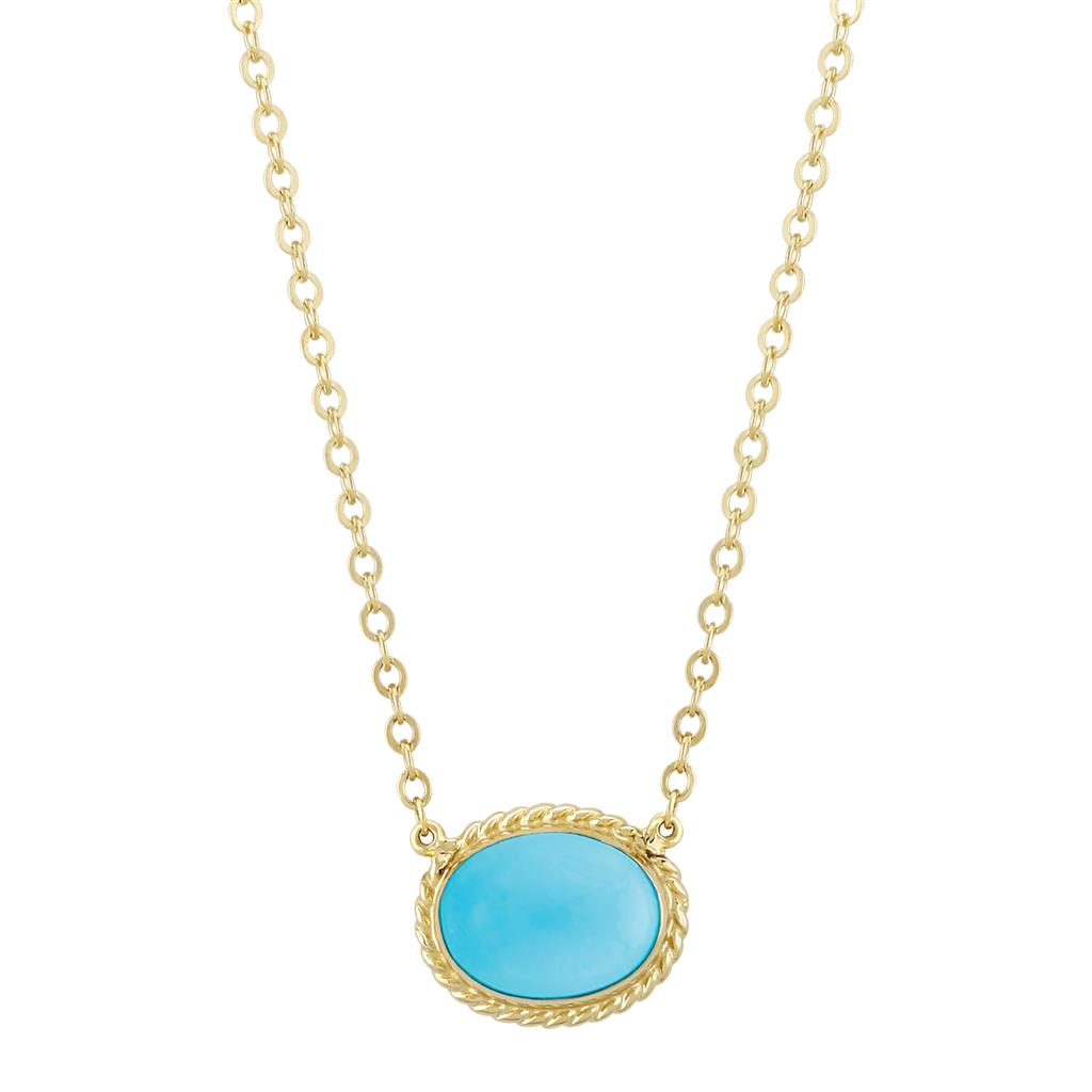 Gold & Turquoise Pendant