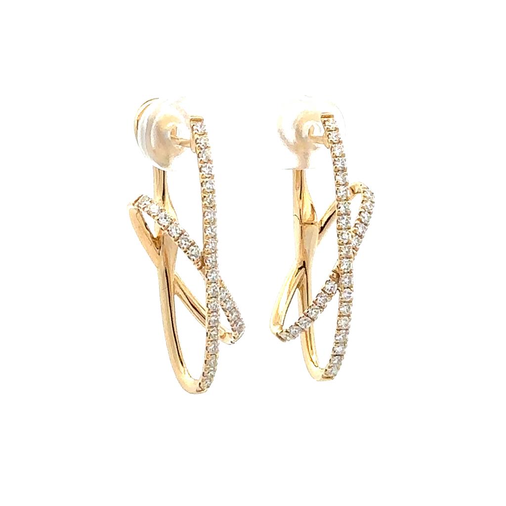 Looped X Earrings