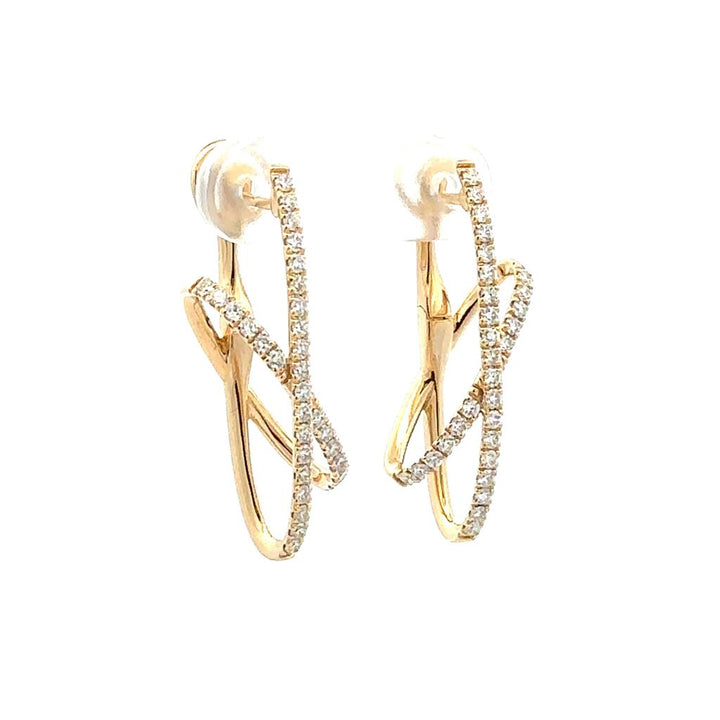 Looped X Earrings