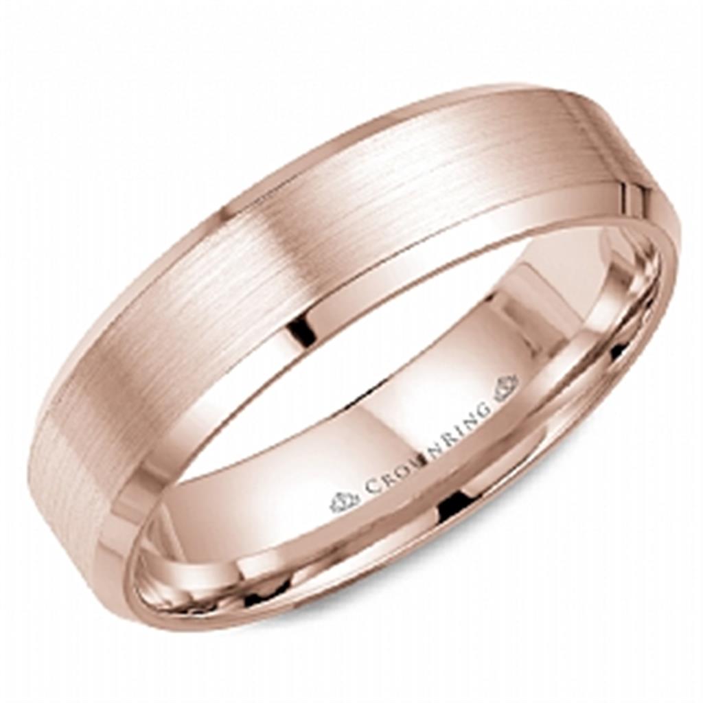 18K Rose Gold Wedding Band