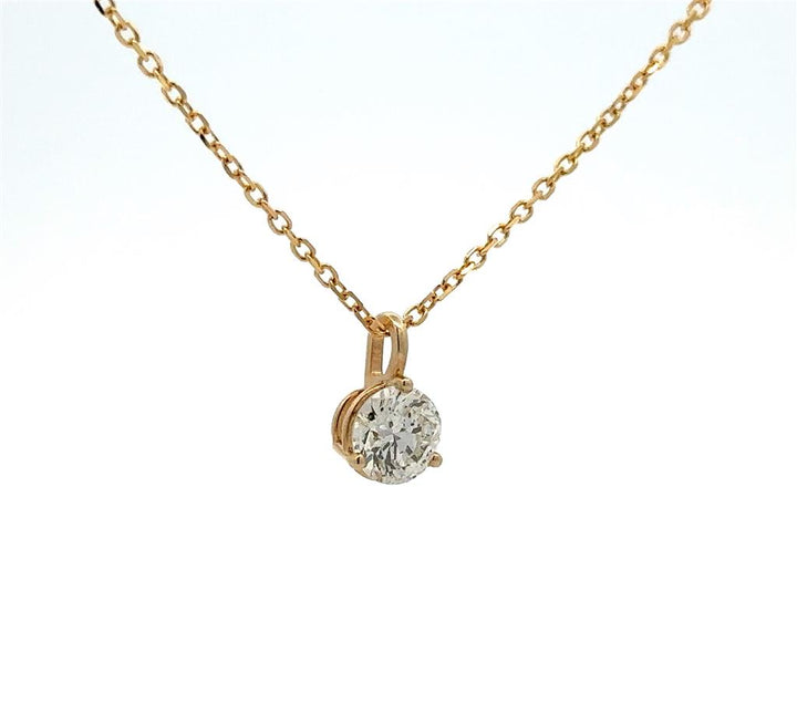 Yellow Gold Diamond Pendant
