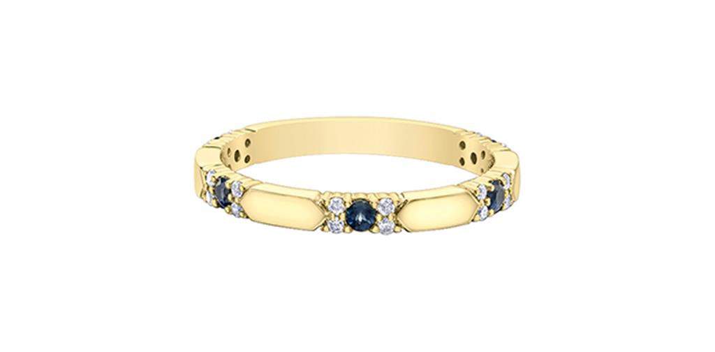 Sapphire and Diamond Ring