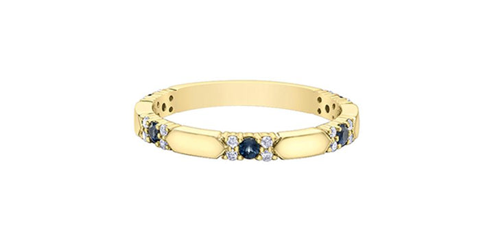 Sapphire and Diamond Ring