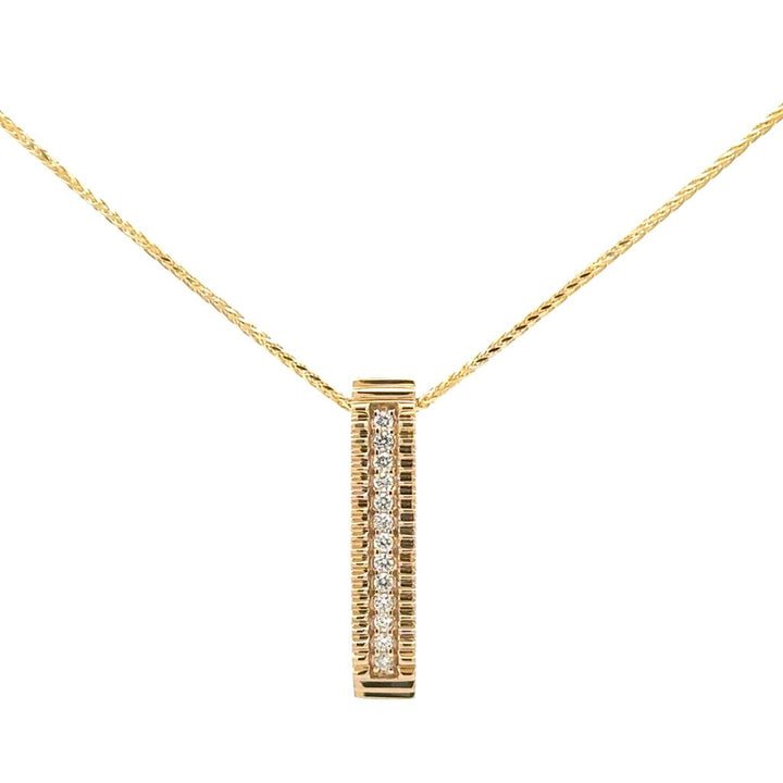 Diamond Bar Pendant
