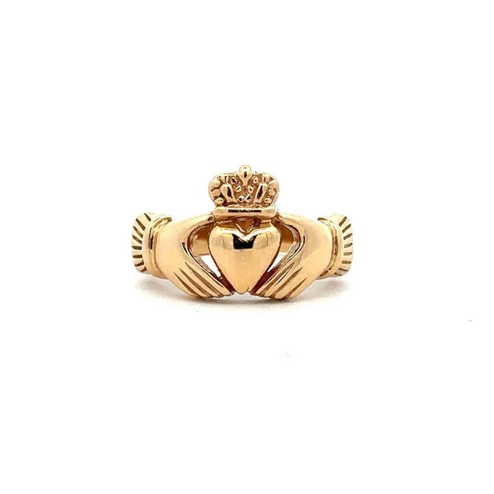 18K Gold Claddagh Ring