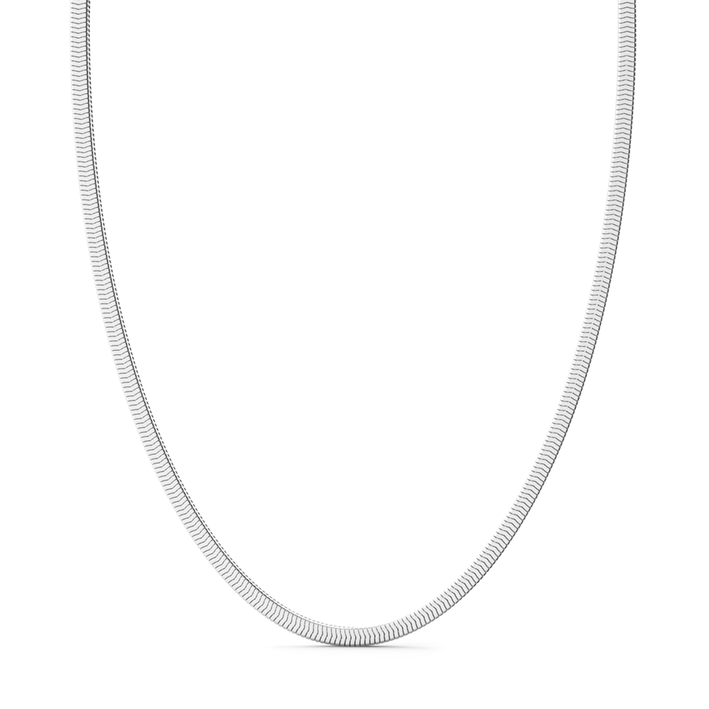 Silver Foxtail Chain - 23.5 Inches