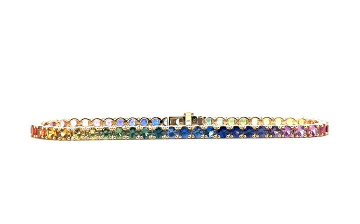 Rainbow Sapphire Bracelet