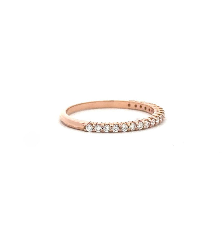 Rose Gold and Diamond Band
