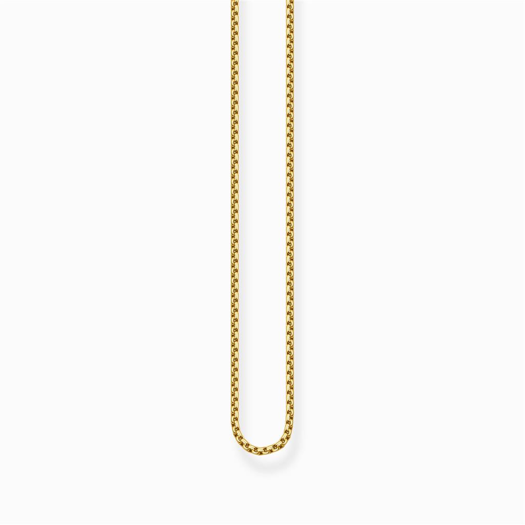 Gold Plated Silver Box Chain - 18 Inches